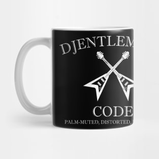 Vintage Djentlemans Code Heavy Metal Music Djent Mug